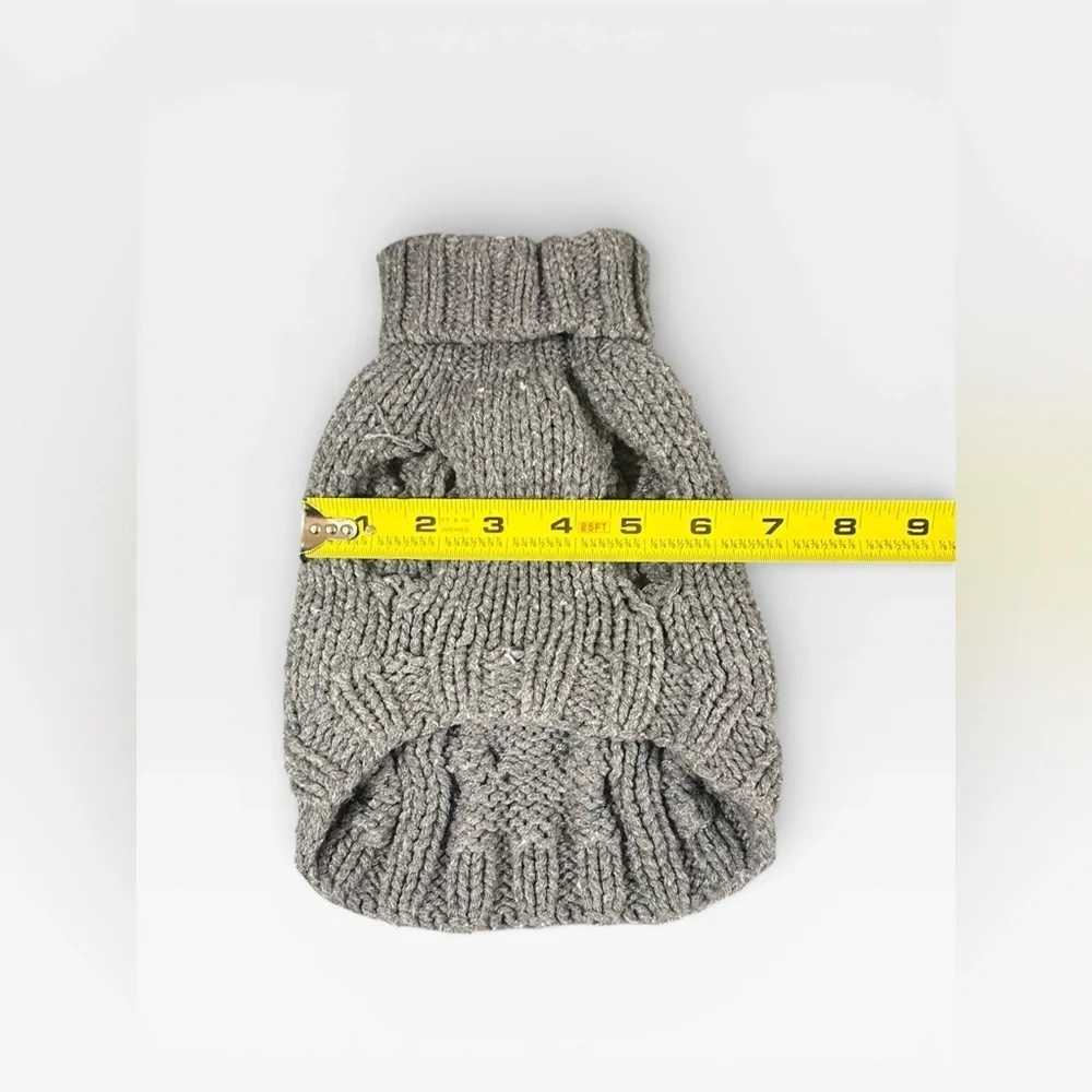 Worthy Dog XS Gray Knit Sweater